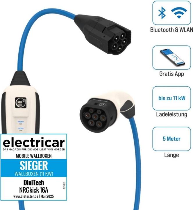 Actual product image NRGkick 16A Pure (Type 2, 11 kW, 16 A)