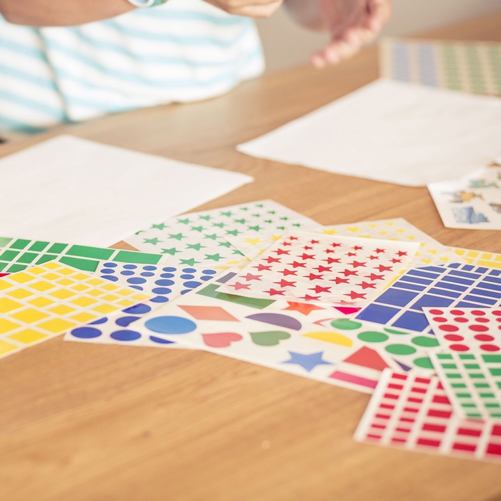 Image du produit Apli Kids sticker Creative "rond", sur rouleau, vert