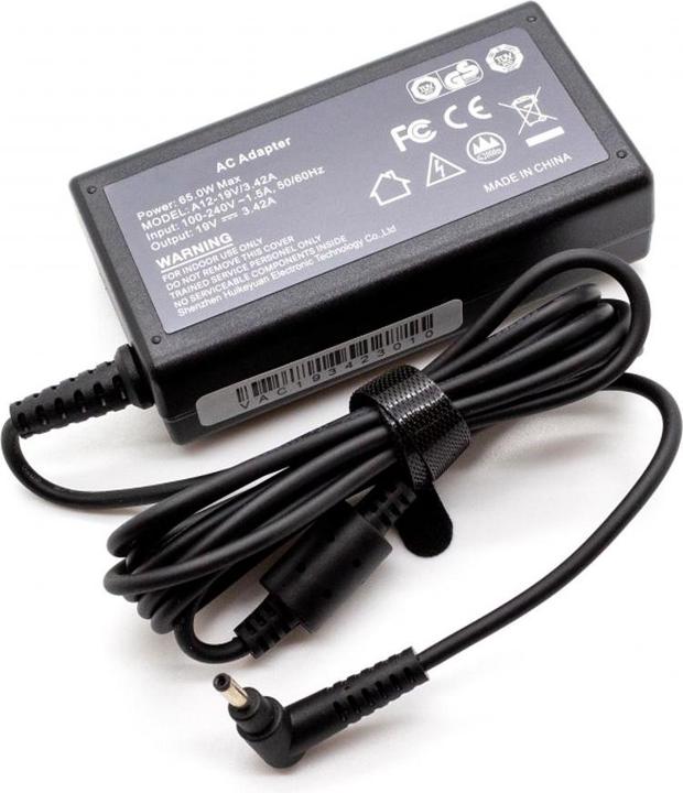 Produktbild Acer AC Adapter 65W, 19V/3.42A, CHICONY (65 W)