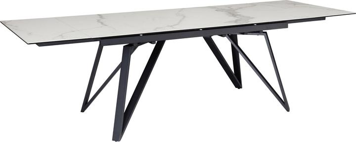 FineBuy Esstisch Esszimmertisch 180 - 260 cm Ausziehbar Keramik Keramiktisch