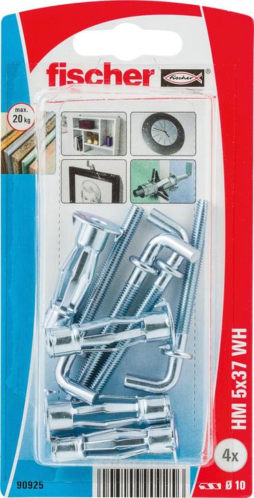 Produktbild Fischer Hohlraum-Metalldübel HM 5x37 H K (4 Stk.)