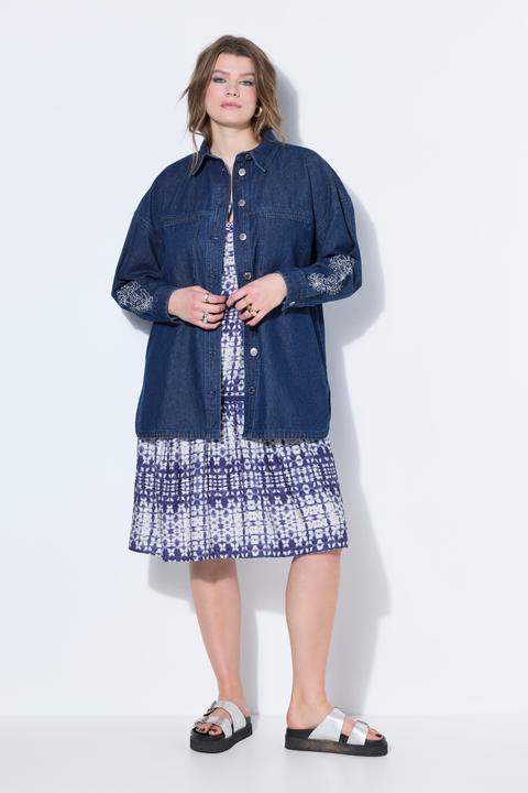 Immagine prodotto Studio Untold Camicia in denim, taglio oversize, ricamo sulle maniche (46)