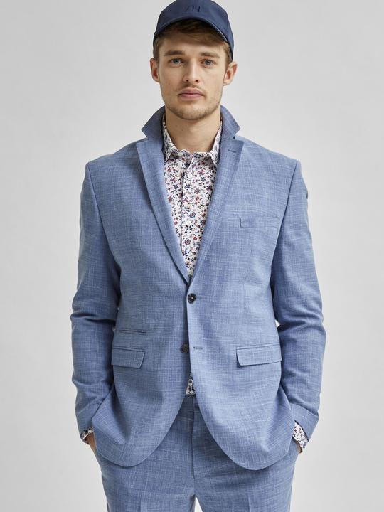 Actual product image Selected Lightweight Linen Blend Blazer (46)