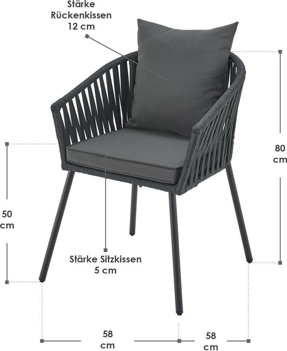 Actual product image Juskys Set of 2 Rope