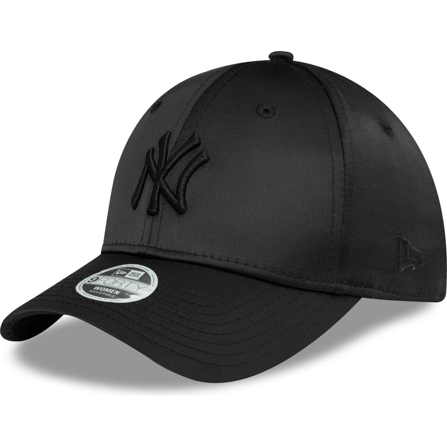 New Era, Damen, Cap, 9Forty Damen Cap - SATIN New York Yankees schwarz, Schwarz
