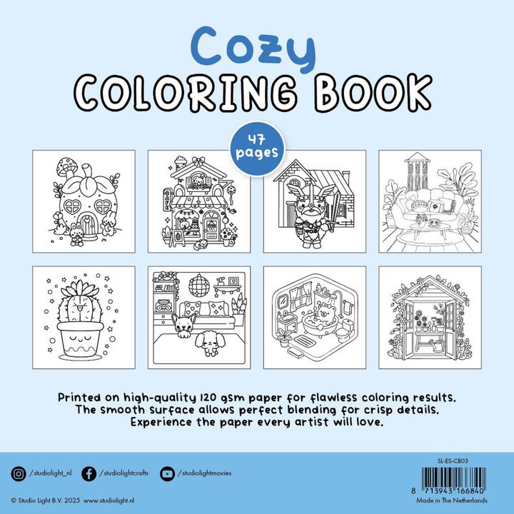 Produktbild art by marlene Cozy Malbuch, Nr. 03 - Essentials