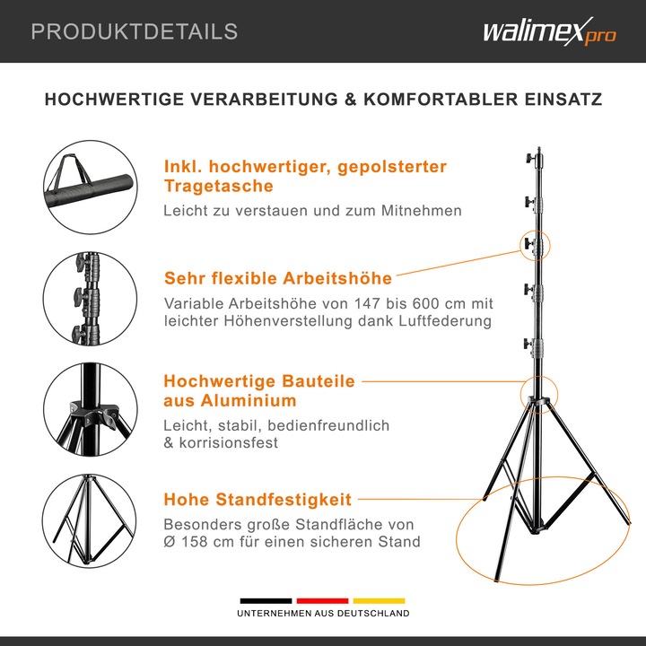 Actual product image Walimex pro per AIR Jumbo (600 cm, 22.50 kg)