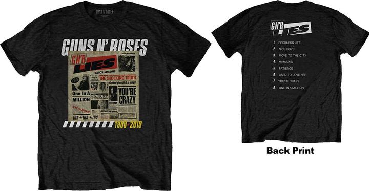 Produktbild Guns N Roses Lies Track List (M)