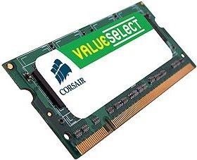 Actual product image Corsair value select (2 x 4GB, 1066 MHz, DDR3-RAM, SO-DIMM)