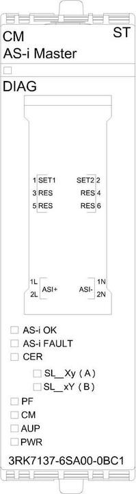 Image du produit Siemens ET200SP Module de communication AS-i