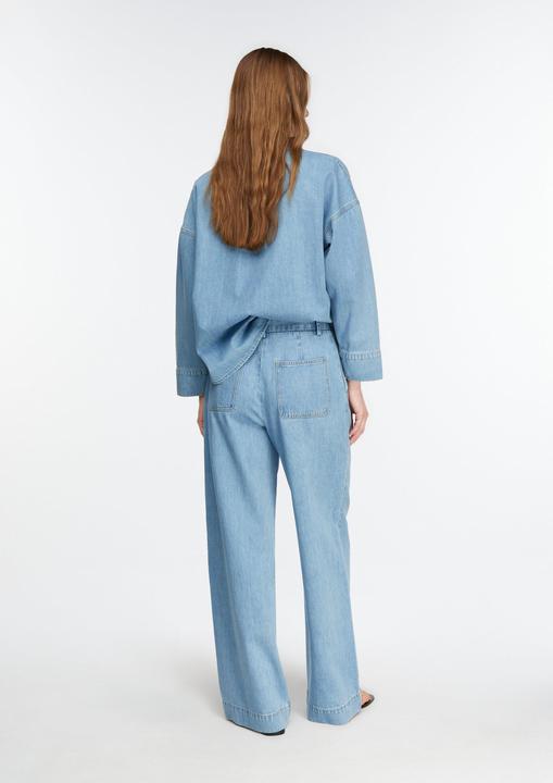 Produktbild Comma Wide-Leg Lyocell-Denim in voller Länge (40)