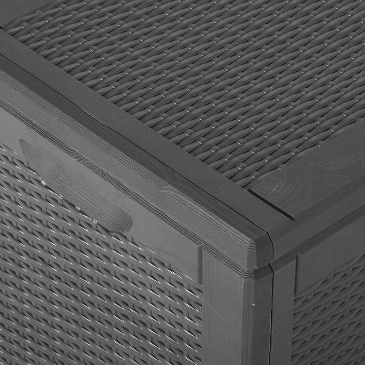 Actual product image vidaXL Garten-Aufbewahrungsbox