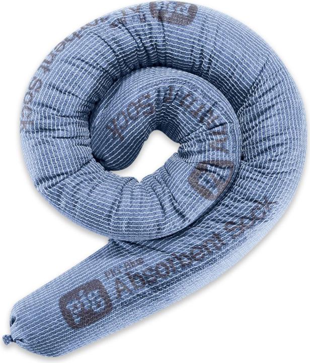 Produktbild New Pig BLUE Bindevlies-Saugstrumpf Universal, VE à 40 Stk, Länge 1220 mm, Ø 80 mm (40 Stk.)