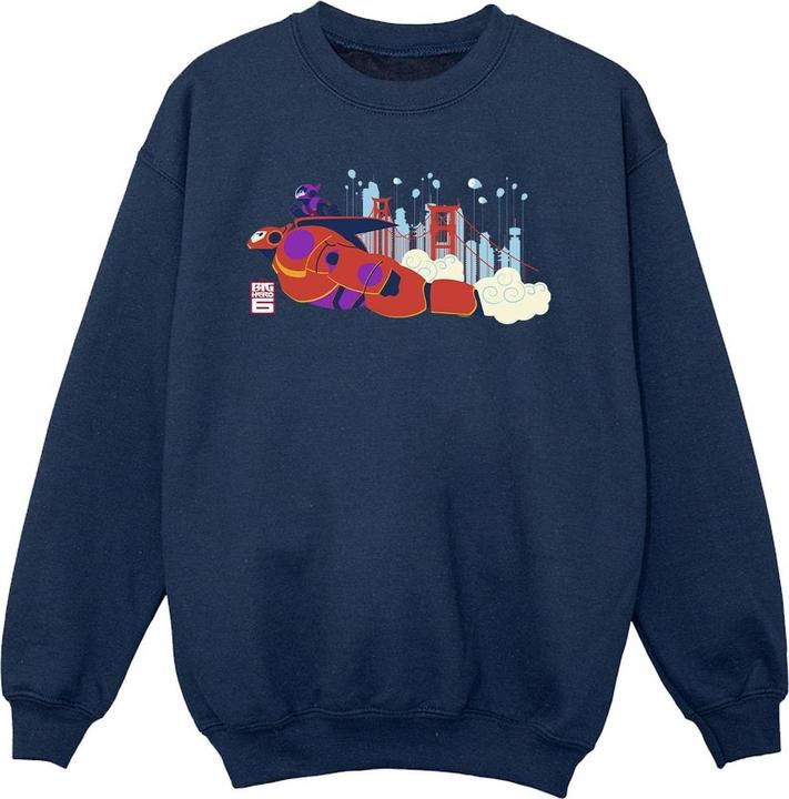 Produktbild Disney Big Hero 6 Baymax Hiro Bridge Sweatshirt Mädchen (152, 158)