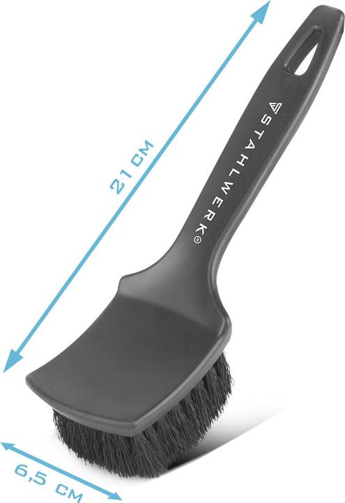 Stahlwerk Felgenbürste 10er Set Autoreinigungsbürste Radbürste Pflegebürste