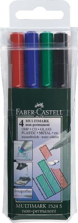 Produktbild Faber-Castell Overheadstift Multimark (Mehrfarbig, 0.40 mm, 4 x)