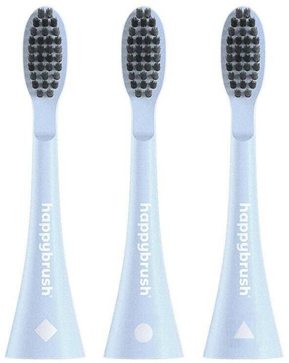 Immagine prodotto happybrush Zahnbürstenkopf Eco Vibe V3+ Black, 3 Stück (3x)