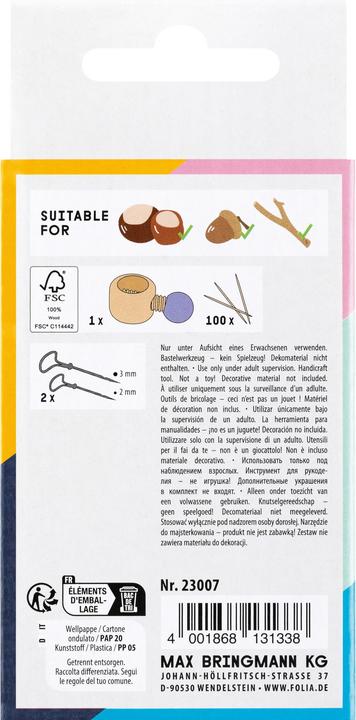 Actual product image Folia Chestnut borer set