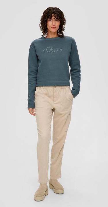 Produktbild s.Oliver Sweatshirt Sweatshirt mit Logo-Print (36)