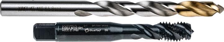 Actual product image Dormer Spiral Flute Tap & Drill Set M3-M12