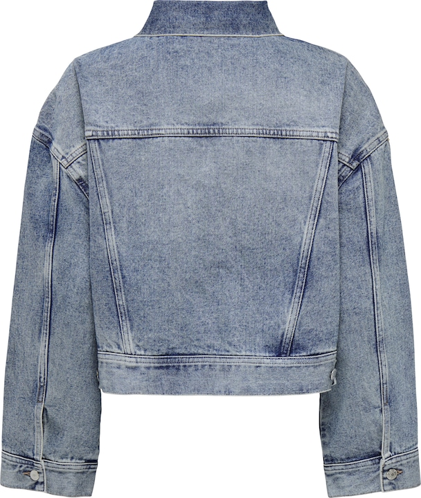 Produktbild Only Fly-Away Kragen Tief angesetzte Schulter Jacke Jeansjacke (L)