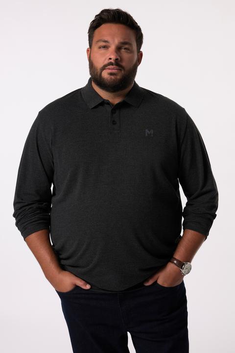 Produktbild Men+ Poloshirt, Bauchfit, Basic, Piqué, Langarm (10XL)