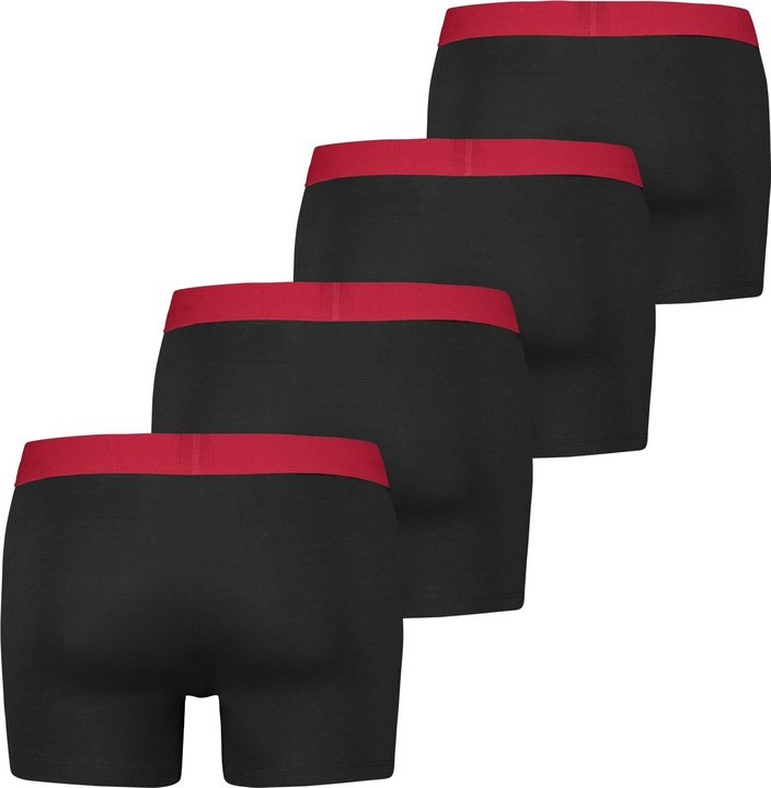 Actual product image Levis Solid Basic Boxer Brief Org Co 4p Ecom (XL, pack of 4)