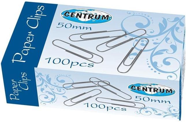 Centrum Clip Forpus, metallo bianco, circolare 50 mm (100) 1104-003 (100 x)