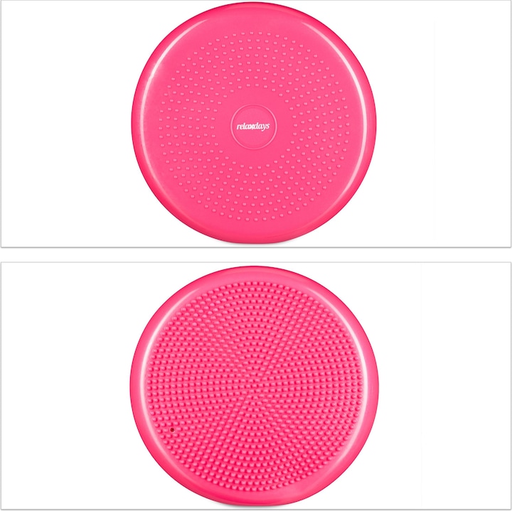 Image du produit Relaxdays Disque d'équilibre de 33 cm avec pompe à air