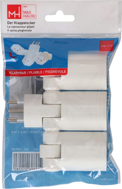 Produktbild Max Hauri clip-clap (Typ 13, 3 x)
