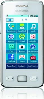 Actual product image Samsung S5260 Star II (0.03 GB, 3", 3.15 Mpx, 2G)