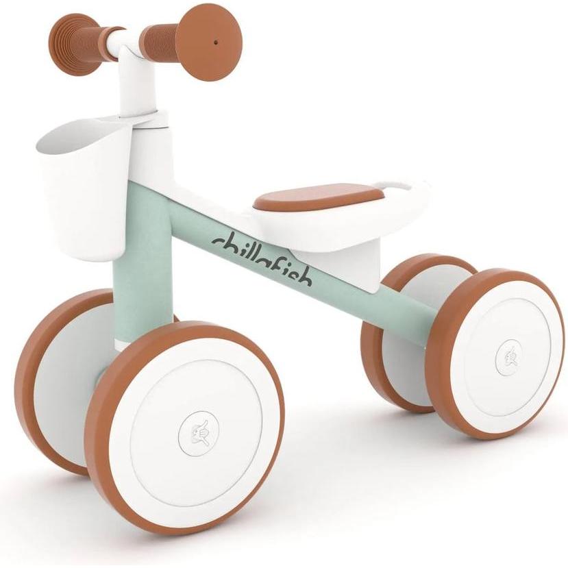 Chillafish - Racer 4-wheel stylish rideon with TPR wheels, seat and carry handle (CPQR01BRE)