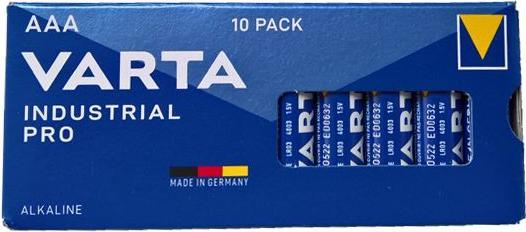 Immagine prodotto Varta alcali industriali (10 pz., AAA, 1250 mAh)