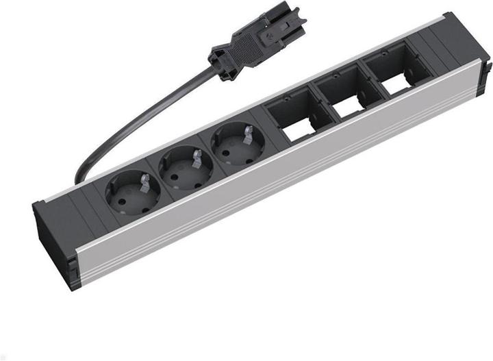 Actual product image Bachmann CONI 3xSchuko & 3xempty (6x, CEE 7/3)