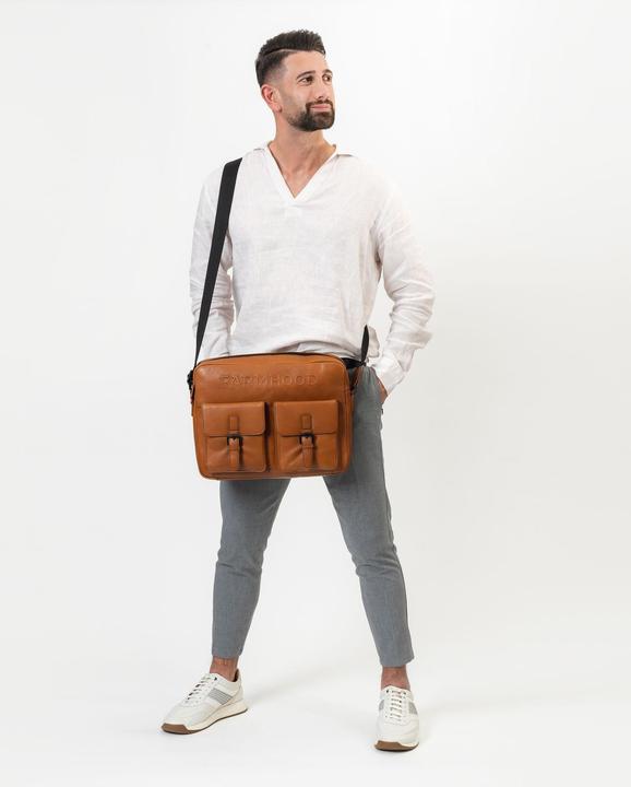 Produktbild Farmhood Memphis Aktentaschen Messenger Leder 38 cm Laptopfach