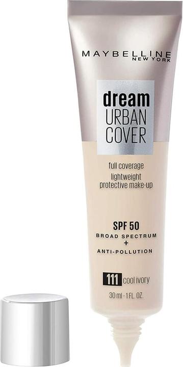 Produktbild Maybelline New York Dream Urban Cover Foundation 111 Cool Ivory Spf50 30ml (111 Cool Ivory)