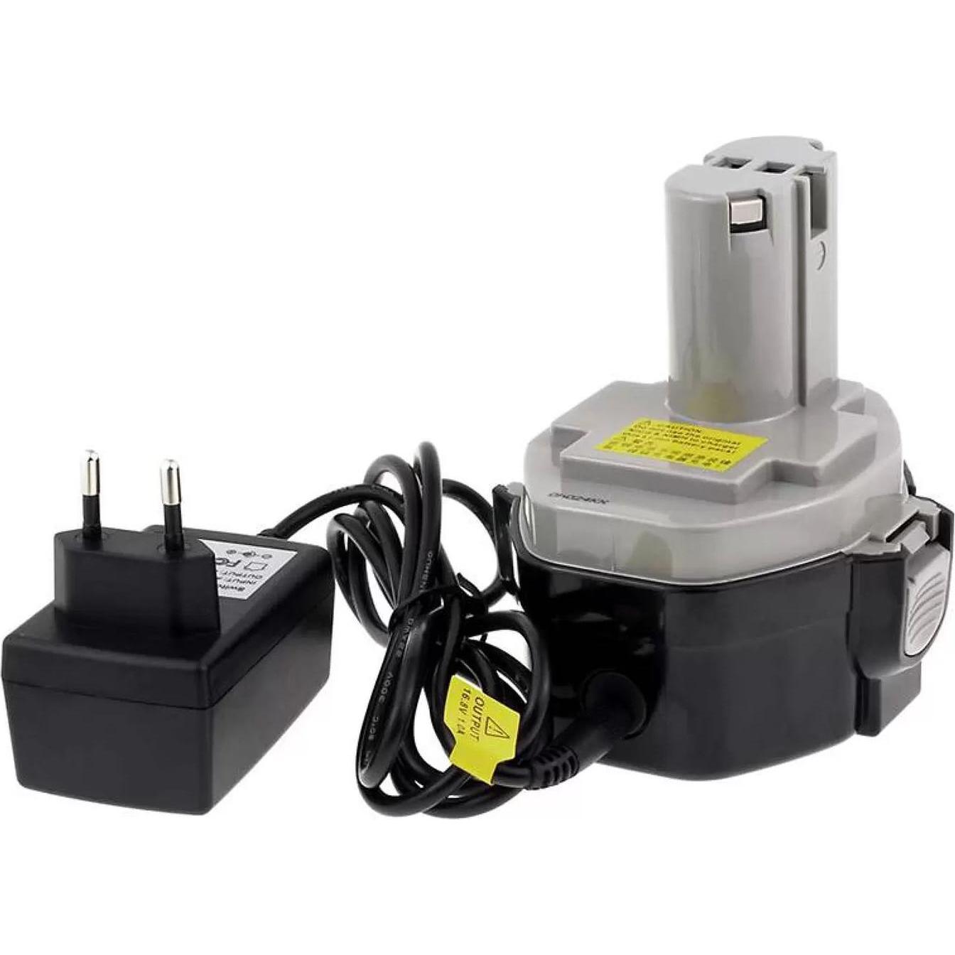 Thumbnail - AccuCell, Werkzeugakku + Ladegerät, Akku für Makita 1433 Li-Ion inkl. Ladegerät 2000mAh (14.4 V)