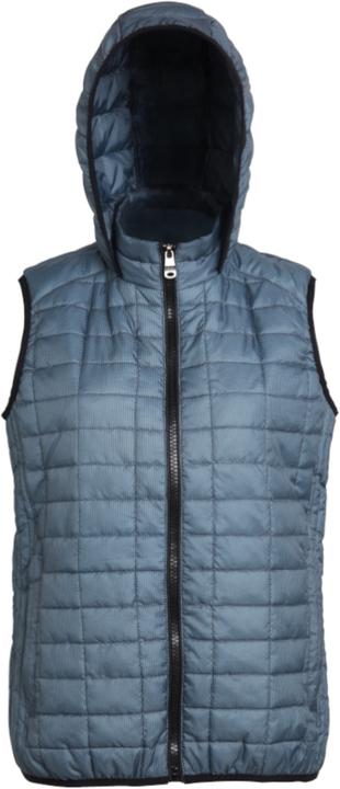 Actual product image 2786 Quilted Vest With Hood And Zipper (XL)