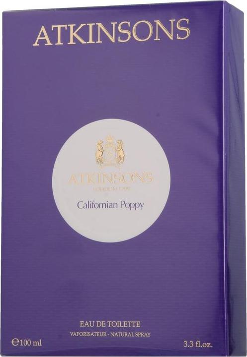 Image du produit Atkinsons Californian Poppy by Eau de Toilette Spray 100 ml (Eau de toilette, 100 ml)