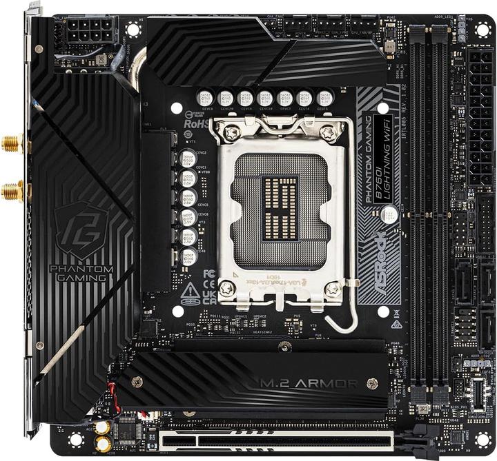 Produktbild AsRock B760I Lightning WiFi (LGA 1700, Intel B760, Mini-ITX)