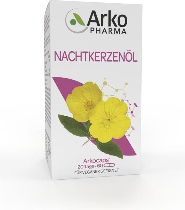 Produktbild Arkopharma Arkocaps Nachtkerzenöl Kapseln (60 Stk., Kapseln, 65 g)