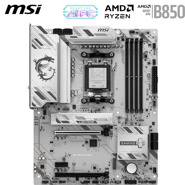 MSI B850 Gaming Plus WIFI6E (AM5, AMD B850, ATX)