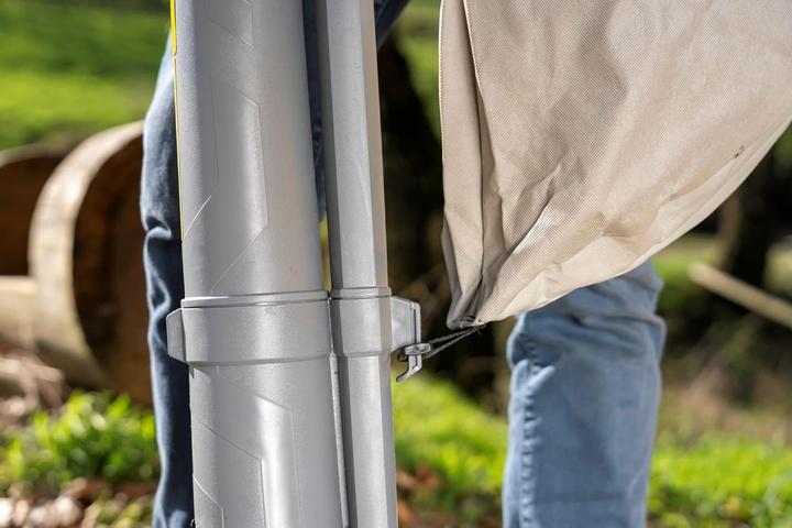 Actual product image Ikra 3-in-1 Leaf Vacuum Blower Shredder with 2 Rechargeable Batteries & Dual Charger (Rechargeable battery operated, Leaf blower, Leaf vacuums)