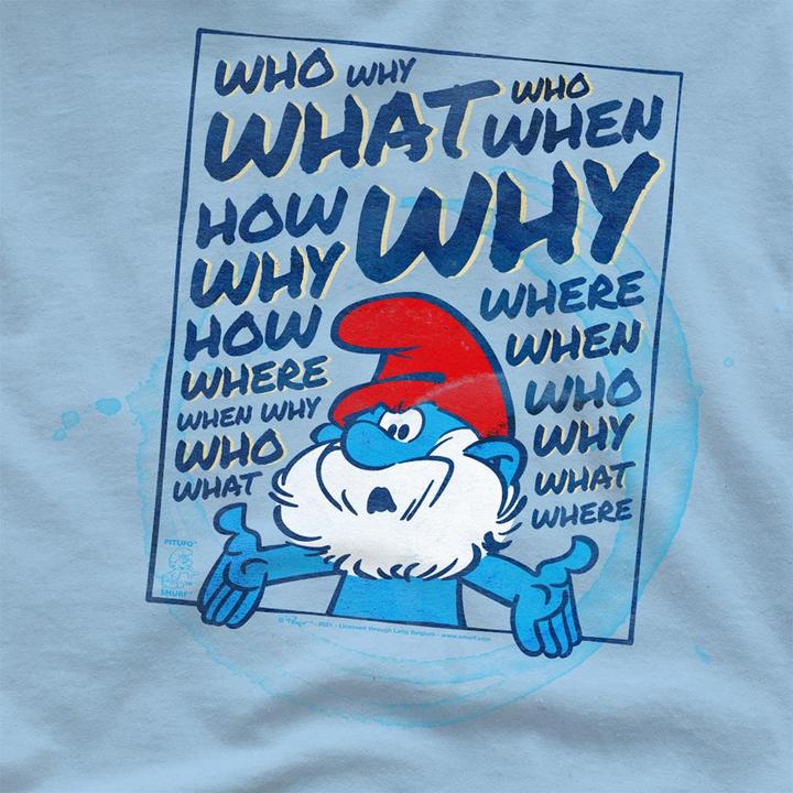 Produktbild The Smurfs Who What Why TShirt (L)