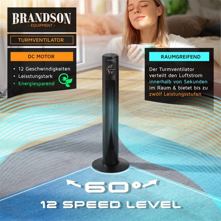 Actual product image Brandson Tower fan (52 dB)