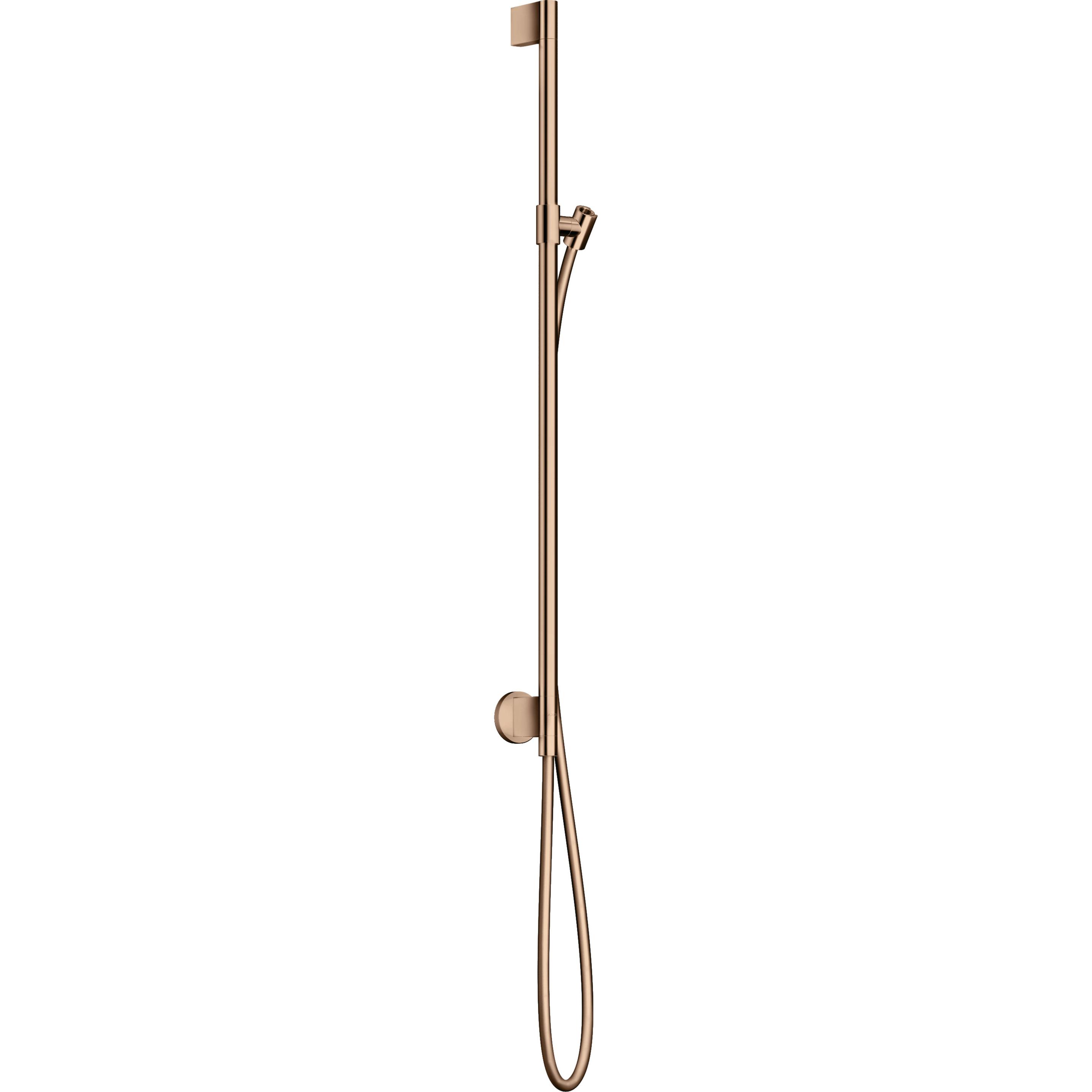 Axor, Duschgleitstange + Brausehalter, One Brausestange mit Wandanschluss, Brauseschlauch 1,60m, 48792