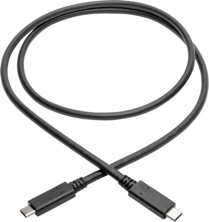 Actual product image Eaton TRIPPLITE USB-C Cable M/M - USB 3.1 Gen 2 10Gbps 5A Rating Thunderbolt 3 Compatible 3ft. 0.91m (0.91 m, USB 3.2 Gen 2, 20 W)