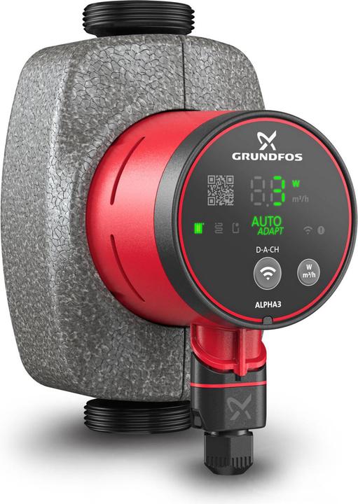 Produktbild Grundfos Hocheffizienz Umwlzpumpe ALPHA3 25-60 180 mm 1 1/2" 99371929