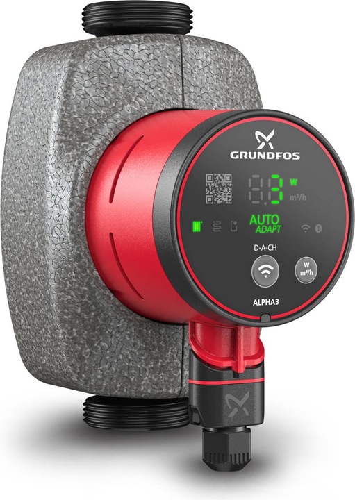 Produktbild Grundfos Hocheffizienz Umwlzpumpe ALPHA3 25-60 180 mm 1 1/2" 99371929