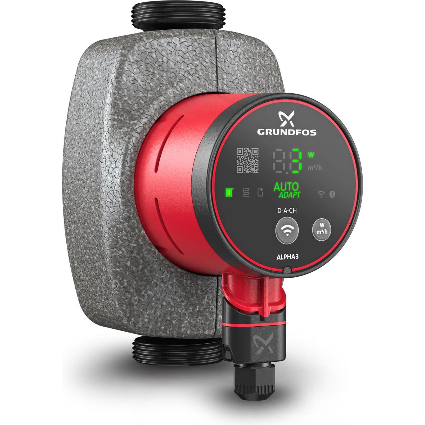 Thumbnail - Grundfos, Wasserpumpe, Hocheffizienz Umwlzpumpe ALPHA3 25-60 180 mm 1 1/2" 99371929